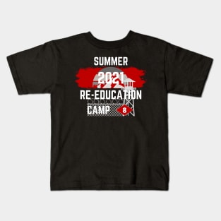 2021 Summer Re-Education Camp District 8 Kids T-Shirt